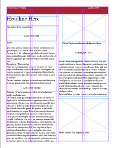 Reflection – Dummy Layout Newsletter