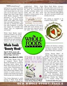 Newsletter Design: Final Draft Reflection
