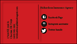 Business card and letterhead draft