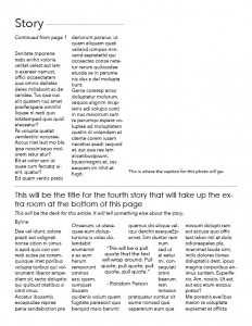 Reflection: The Beginnings of a Newsletter