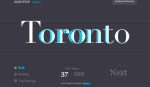 Typography Games