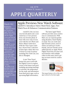 Newsletter Reflection