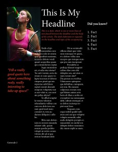 Reflection with Dummy Newsletter