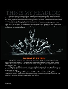 Reflection with Dummy Newsletter