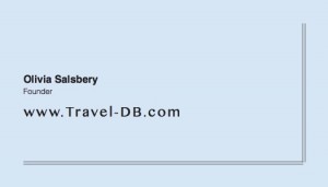 Destination Blank Business Card and Letterhead