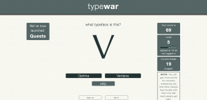 Typography Games?