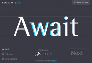 Will you shoot the serif or play matchmaker?