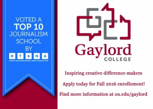 Direct Mailer Draft #2: Gaylord College